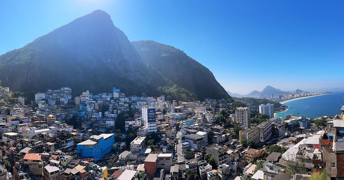 Vista de dia do Espaço Brisa Vidigal